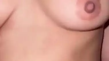 Beautiful nude girl rides on her lover’s dick like a whore