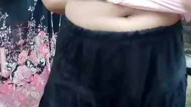 Hot sexy indian girl is bathing in the bathroom and showing her cute nude body and boos