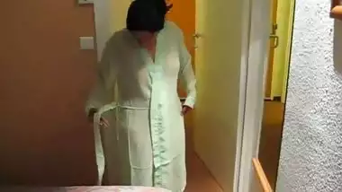 Awesome talkative cutie XXX desi wife was flashing her tits for me