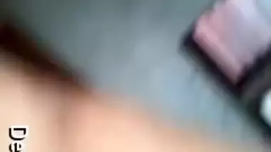 Girl brazenly exposes her soft hooters and hairy muff in a XXX Desi show