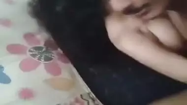 Xxx fucking Indian lovers viral sex in friend apartment