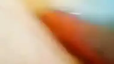 Desi woman pulls sari up and man tips his hand kissing XXX tits